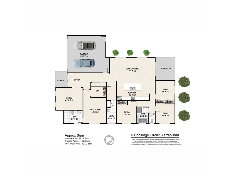 5 Coolridge Circuit, Yarrabilba QLD 4207 Floorplan