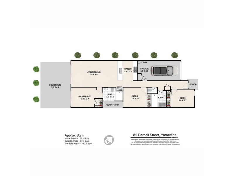 81 Darnell Street, Yarrabilba QLD 4207 Floorplan