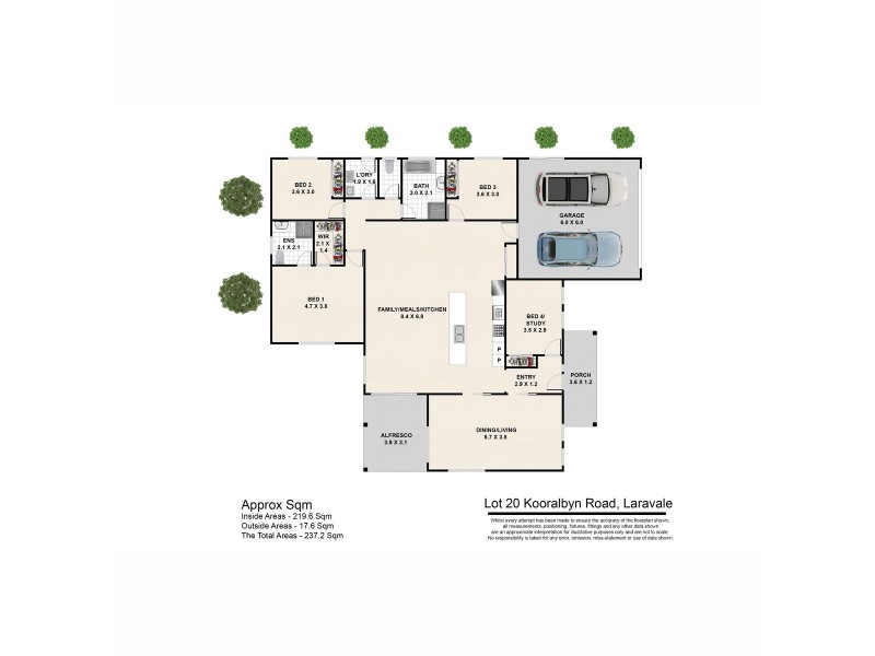 523 Kooralbyn Road, Laravale QLD 4285 Floorplan