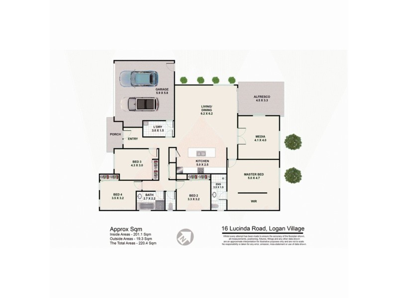 16 Lucinda Road, Logan Village QLD 4207 Floorplan