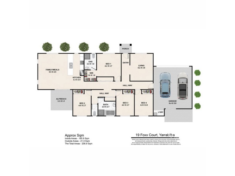 19 Foxx Court, Yarrabilba QLD 4207 Floorplan