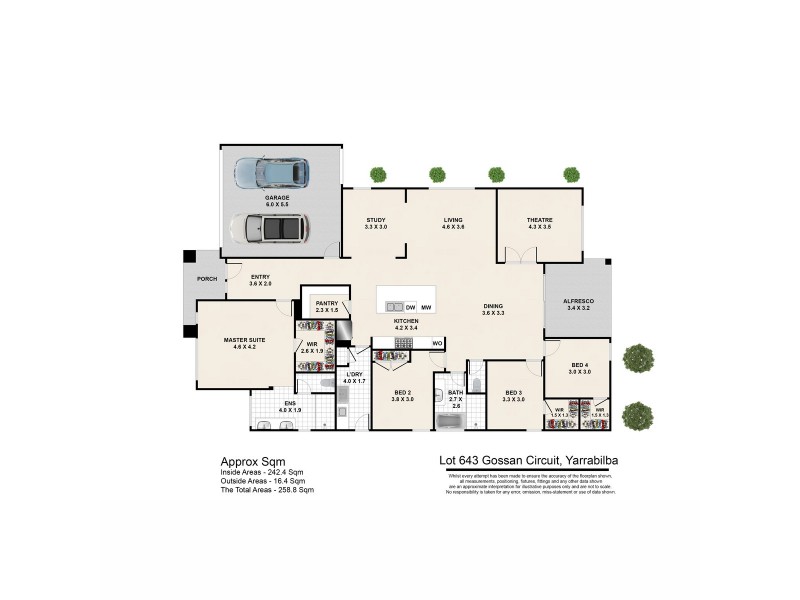 11 Gossan Circuit, Yarrabilba QLD 4207 Floorplan