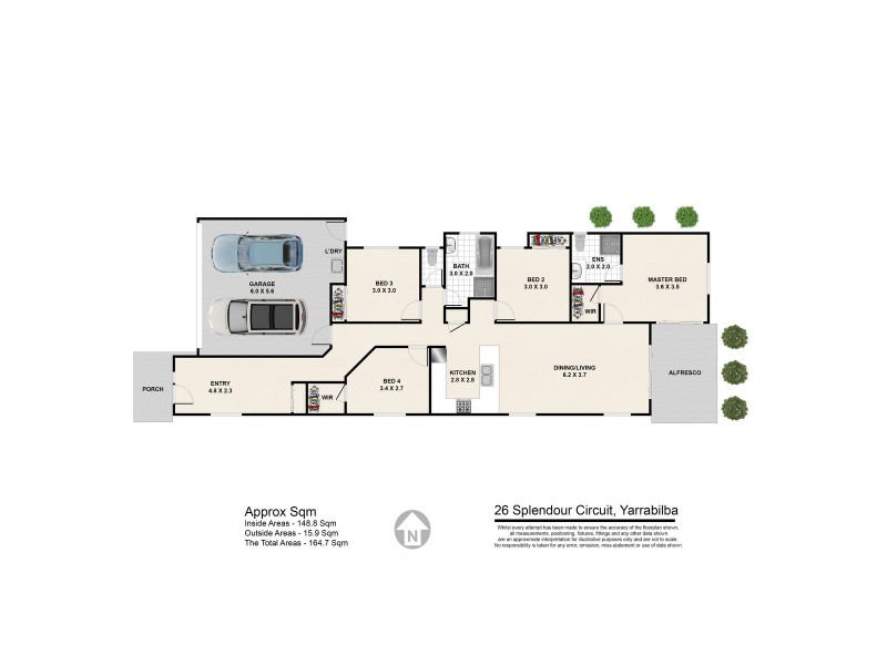 26 Splendour Circuit, Yarrabilba QLD 4207 Floorplan