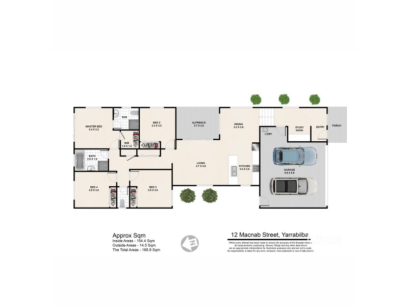 12 Macnab Street, Yarrabilba QLD 4207 Floorplan