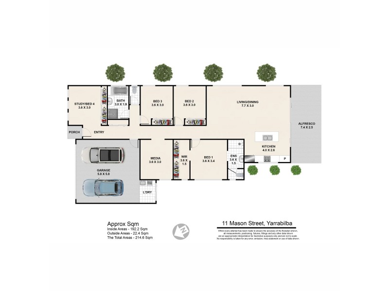 11 Mason Street, Yarrabilba QLD 4207 Floorplan