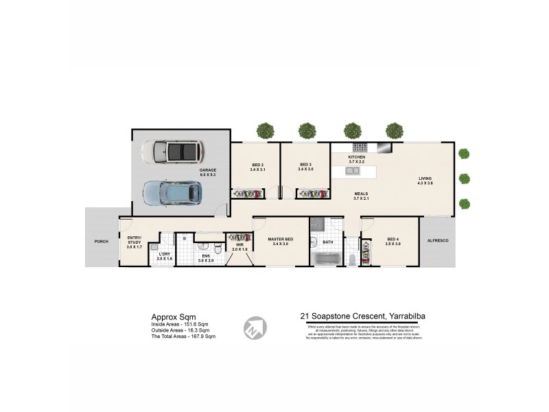 21 Soapstone Crescent, Yarrabilba QLD 4207 Floorplan
