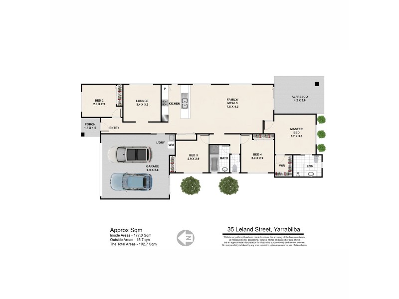 35 Leland Street, Yarrabilba QLD 4207 Floorplan