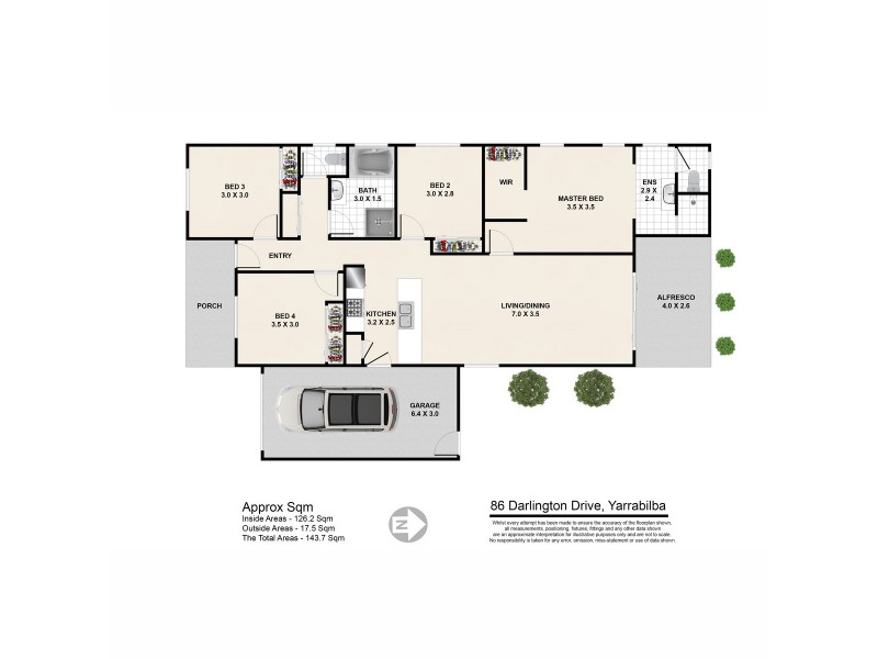 86 Darlington Drive, Yarrabilba QLD 4207 Floorplan