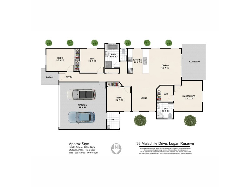 33 Malachite Drive, Logan Reserve QLD 4133 Floorplan
