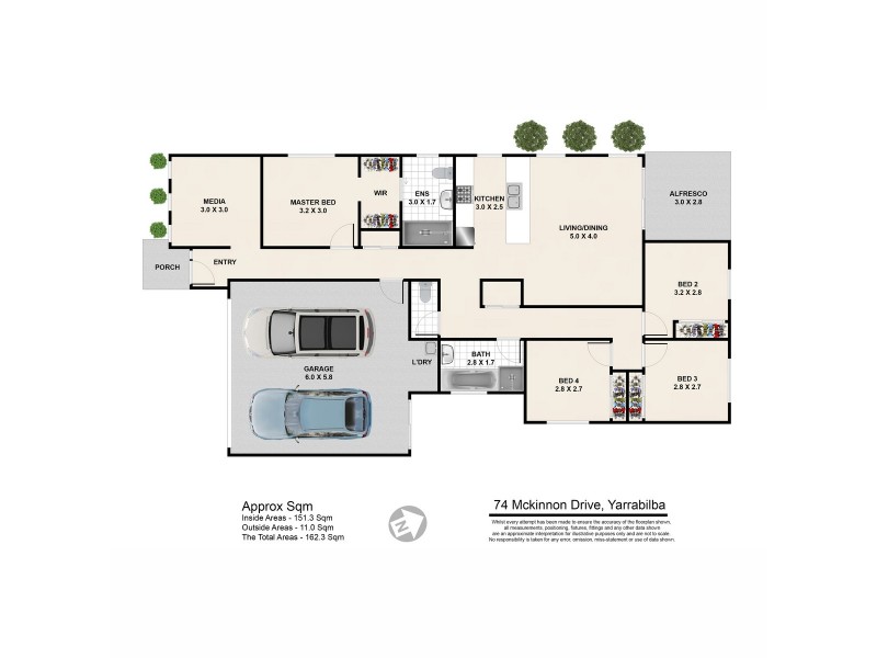 74 McKinnon Drive, Yarrabilba QLD 4207 Floorplan