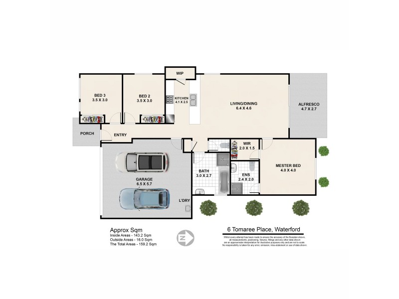 6 Tomaree Place, Waterford QLD 4133 Floorplan