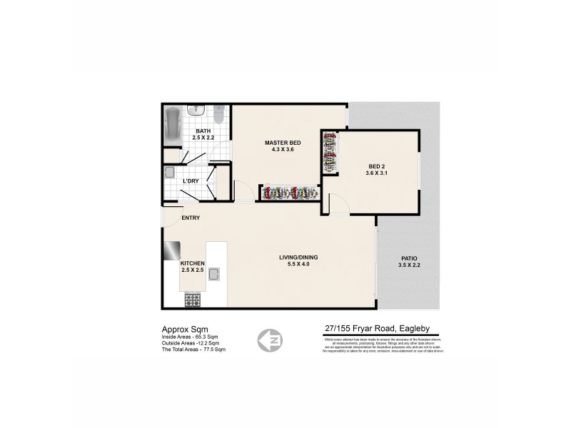 27/155 Fryar Road, Eagleby QLD 4207 Floorplan