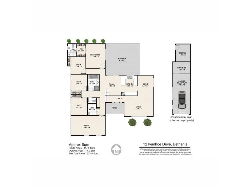 12 Ivanhoe Drive, Bethania QLD 4205 Floorplan