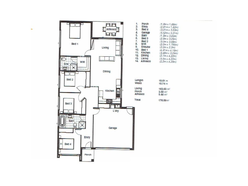 10 Cerulean Place, Yarrabilba QLD 4207 Floorplan