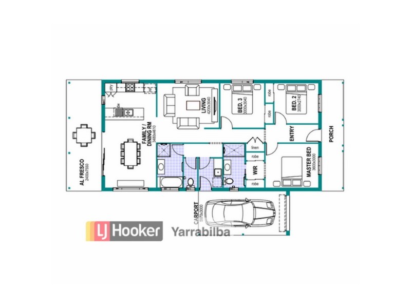 19 Huggins Avenue, Yarrabilba QLD 4207 Floorplan