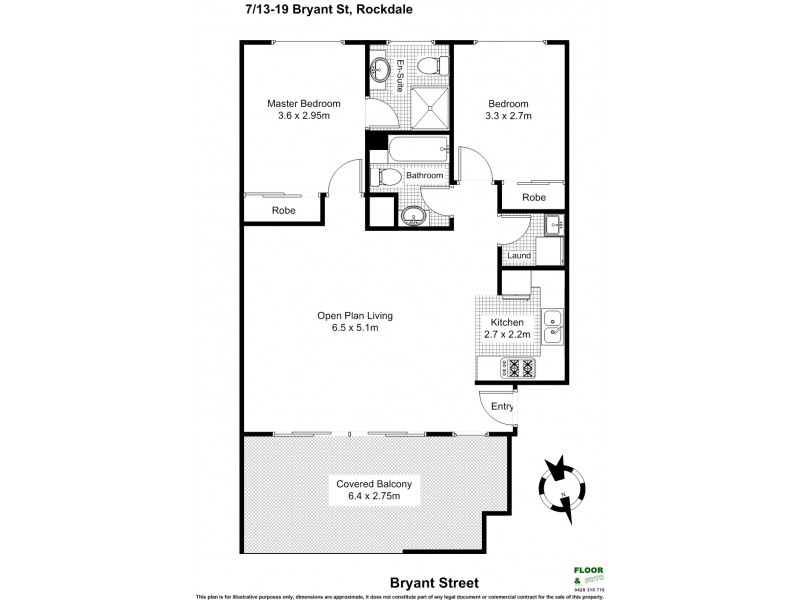 7/13-19 Bryant Street, Rockdale NSW 2216 Floorplan