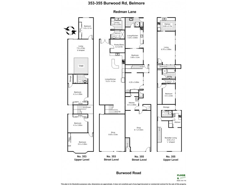 353 – 355 Burwood Road, Belmore NSW 2192 Floorplan