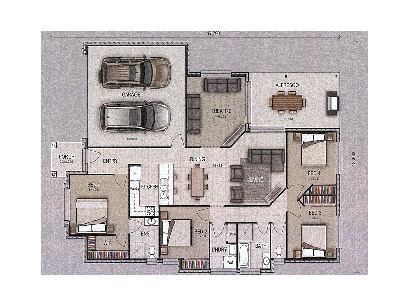 Caboolture QLD 4510 Floorplan