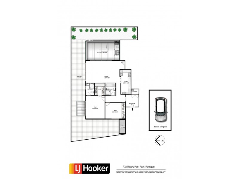 7/226 Rocky Point Road, Ramsgate NSW 2217 Floorplan