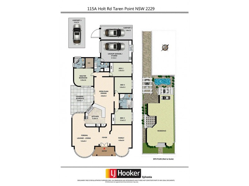 115a Holt Road, Taren Point NSW 2229 Floorplan