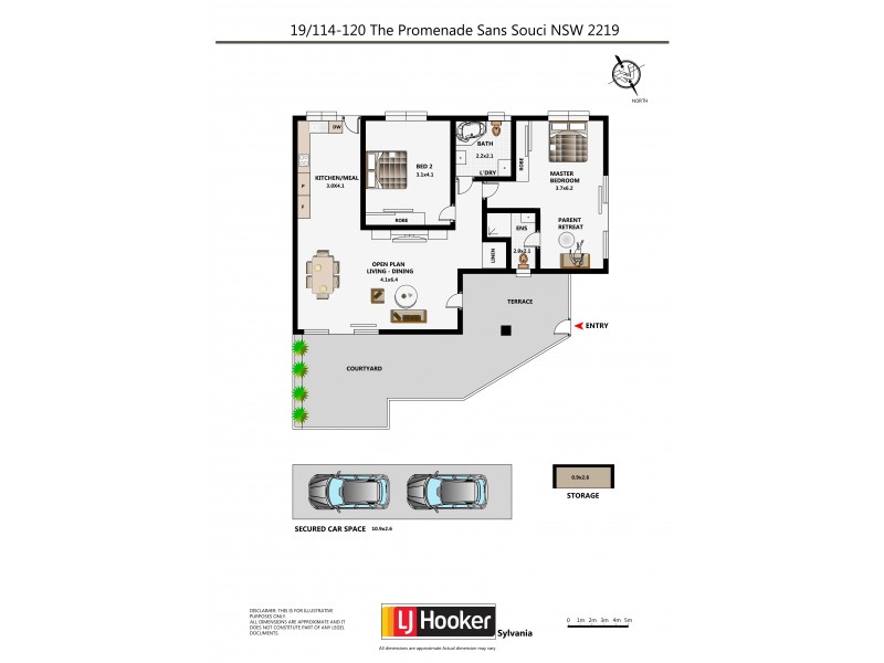 19/114-120 The Promenade, Sans Souci NSW 2219 Floorplan