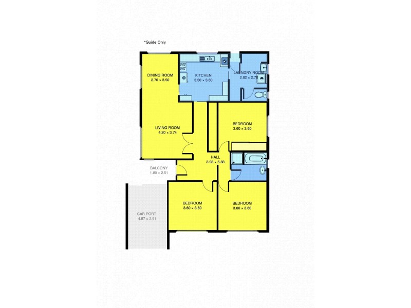 1/8 Poplar Street, Newcomb VIC 3219 Floorplan