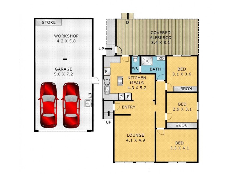 4 Buangor Street, Corio VIC 3214 Floorplan