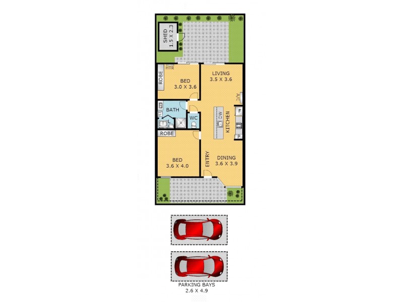 Unit 21/180 Cox Road, Lovely Banks VIC 3221 Floorplan