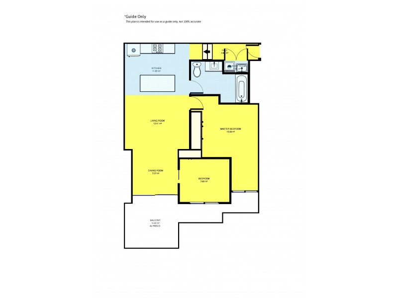 1/141 Yarra Street, Geelong VIC 3220 Floorplan