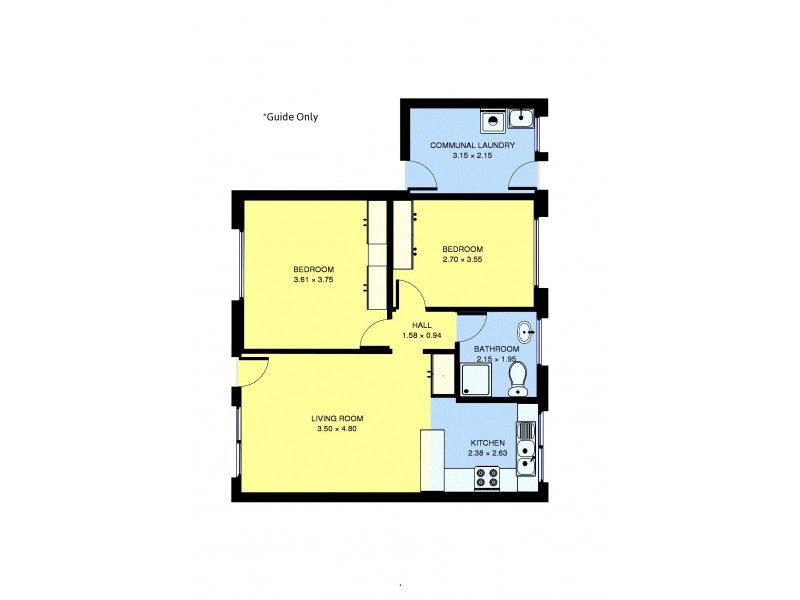 Unit 3/9 Finchaven Street, Herne Hill VIC 3218 Floorplan