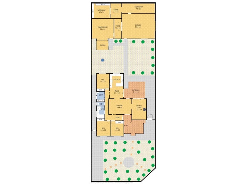 2 Stapledon Court, Corio VIC 3214 Floorplan