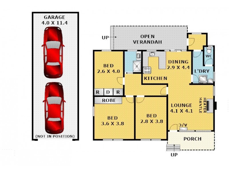 54 Granault Parade, Corio VIC 3214 Floorplan