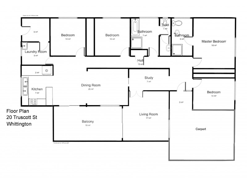 20 Truscott Street, Whittington VIC 3219 Floorplan