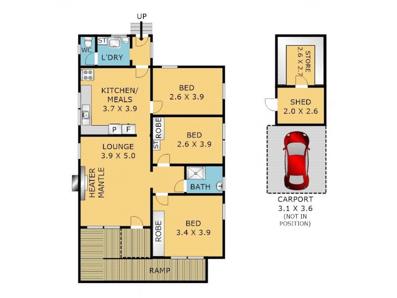 3 Kagoola Court, Norlane VIC 3214 Floorplan