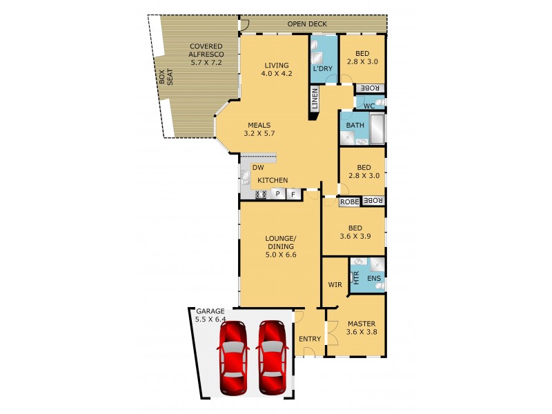 3 Sherman Court, Lovely Banks VIC 3221 Floorplan