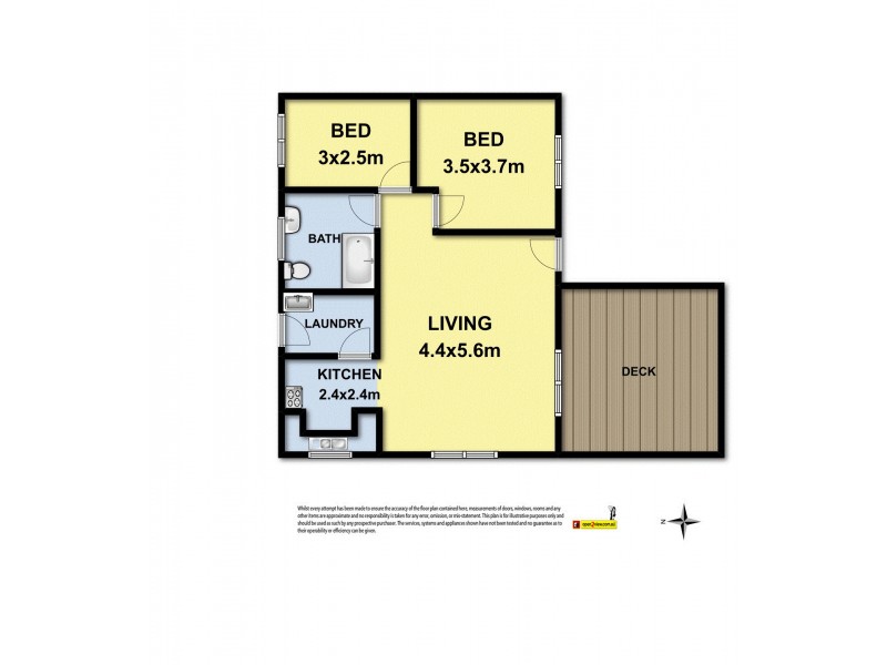 1/2 Murray Square, Apollo Bay VIC 3233 Floorplan