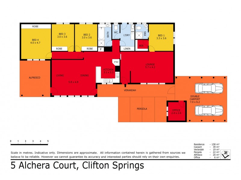 5 Alchera Court, Clifton Springs VIC 3222 Floorplan