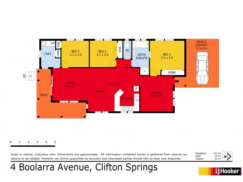 4 Boolarra Avenue, Clifton Springs VIC 3222 Floorplan