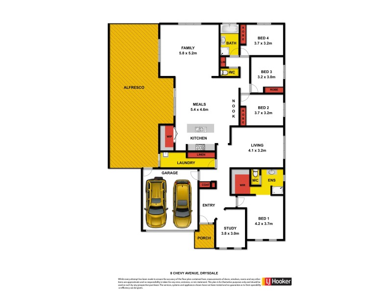 8 Chevy Avenue, Drysdale VIC 3222 Floorplan