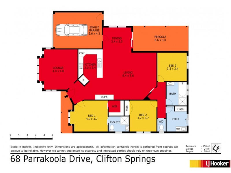 68 Parrakoola Drive, Clifton Springs VIC 3222 Floorplan