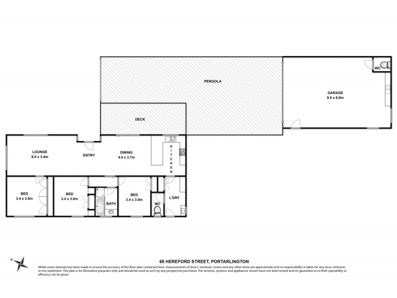 65 Hereford Street, Portarlington VIC 3223 Floorplan