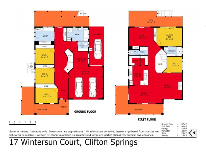 17 Wintersun Court, Clifton Springs VIC 3222 Floorplan