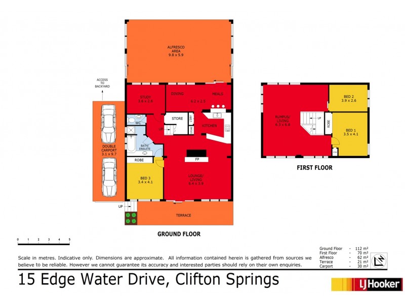 15 Edgewater Drive, Clifton Springs VIC 3222 Floorplan