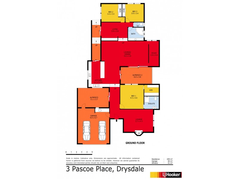 3 Pascoe Place, Drysdale VIC 3222 Floorplan