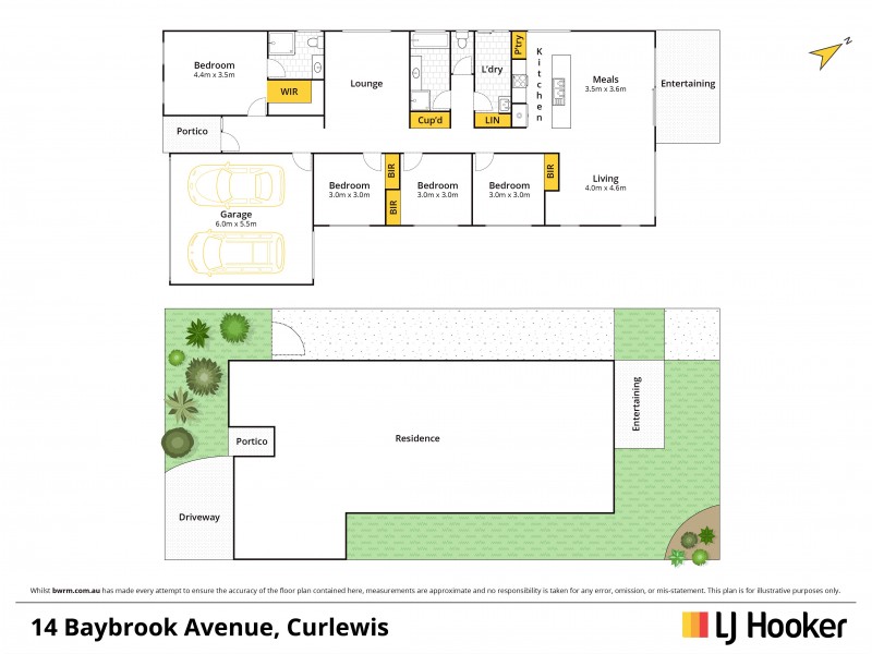 14 Baybrook Ave, Curlewis VIC 3222 Floorplan