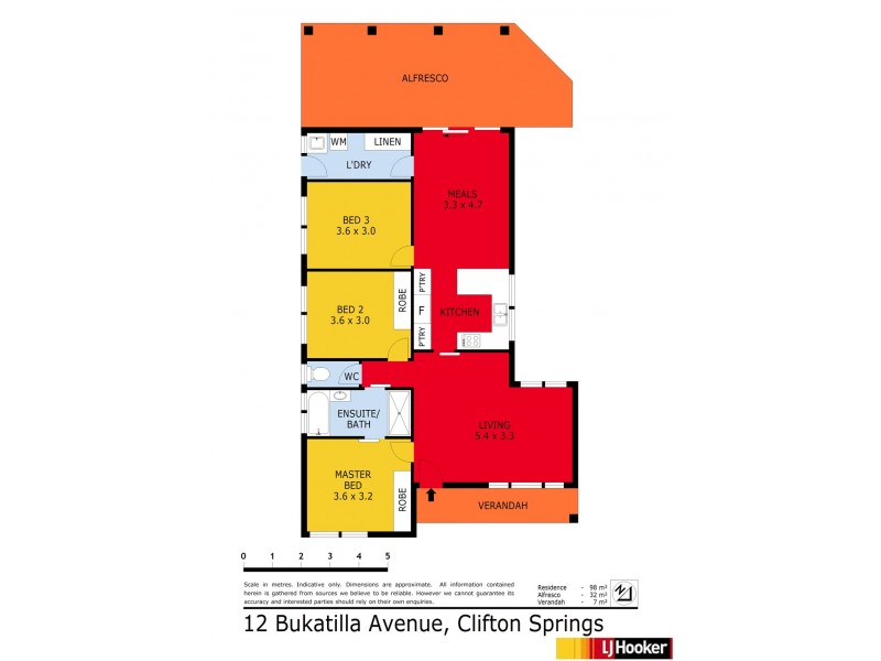 12 Bukatilla Avenue, Clifton Springs VIC 3222 Floorplan
