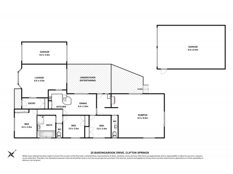 25 Barongarook Drive, Clifton Springs VIC 3222 Floorplan