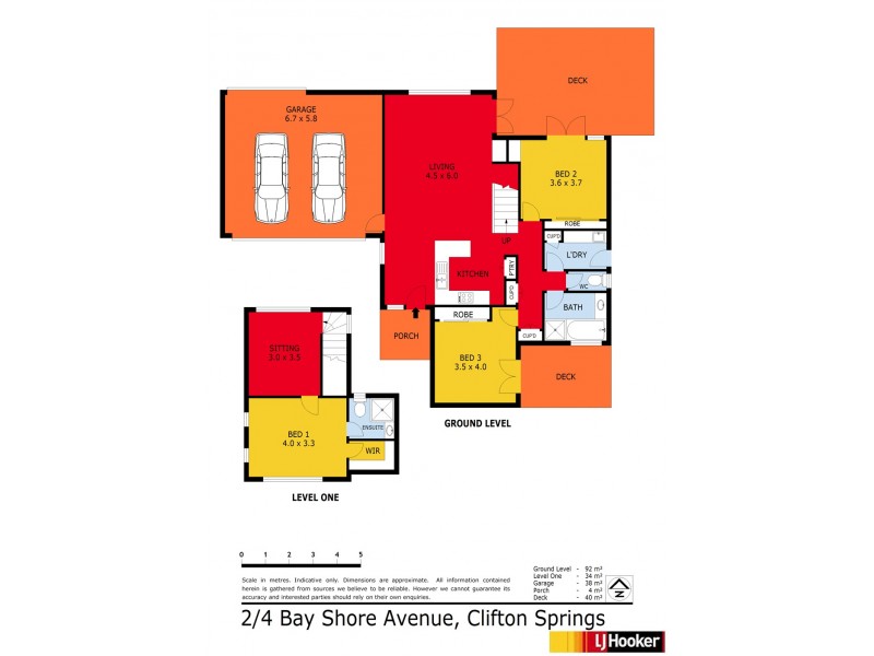 2/4 Bay Shore Avenue, Clifton Springs VIC 3222 Floorplan