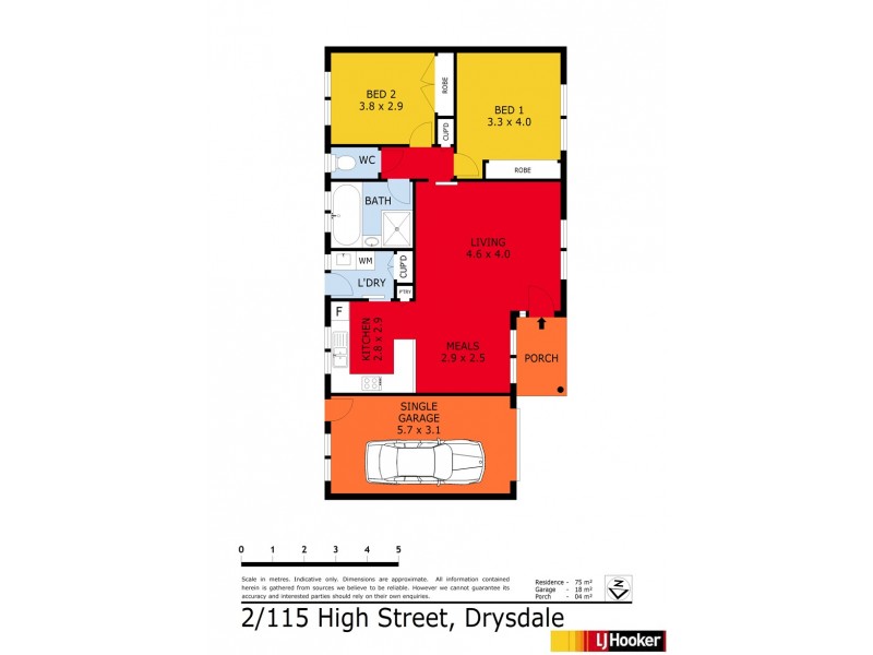 2/115 High Street, Drysdale VIC 3222 Floorplan