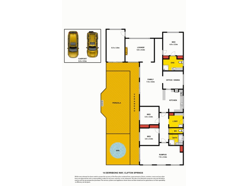 12-14 Derribong Way, Clifton Springs VIC 3222 Floorplan
